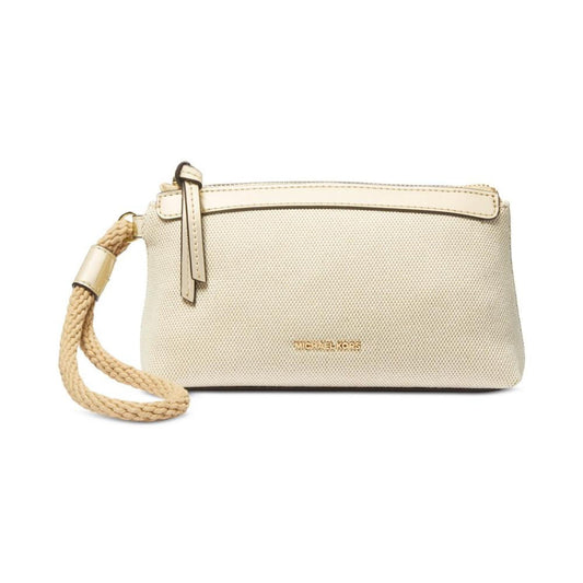 Talia Small Top Zip Cotton Wristlet