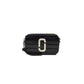 Snapshot Shoulder Bag In Black Croco Leather