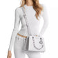 Cynthia Small North South Leather Satchel
