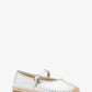 Lynn Metallic Leather Ballet Espadrille