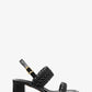 Audrina Woven Block Heel Sandal