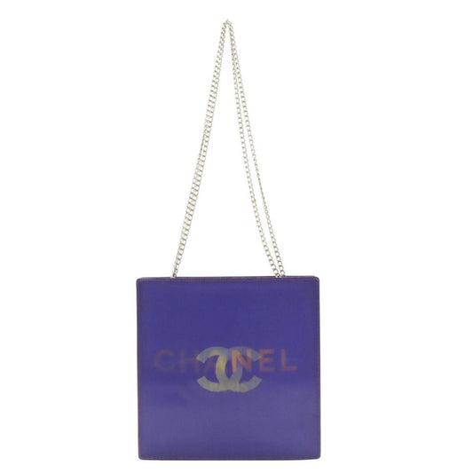 Chanel Logo Cc  Vinyl Tote Bag (Pre-Owned)