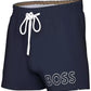 Men's 3" Mooneye Outlined Logo Drawstring Swim Trunks