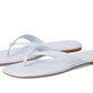 Spade Flower Smooth Leather Flip Flop