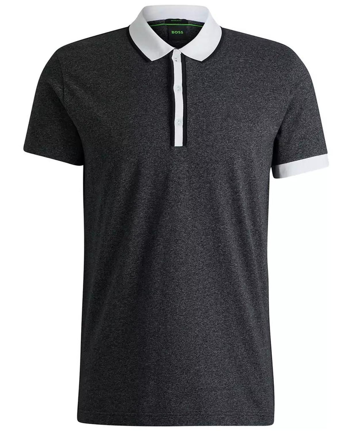 Men’s Striped Trim Polo