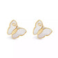 Signature Mother of Pearl Butterfly Stud Earrings