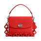 Polished Pebble Leather Cassie Crossbody 19 with Heart Strap