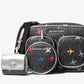 Jet Set Large Printed Signature Logo Crossbody Bag