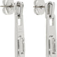 Silver J Marc Zipper Earrings