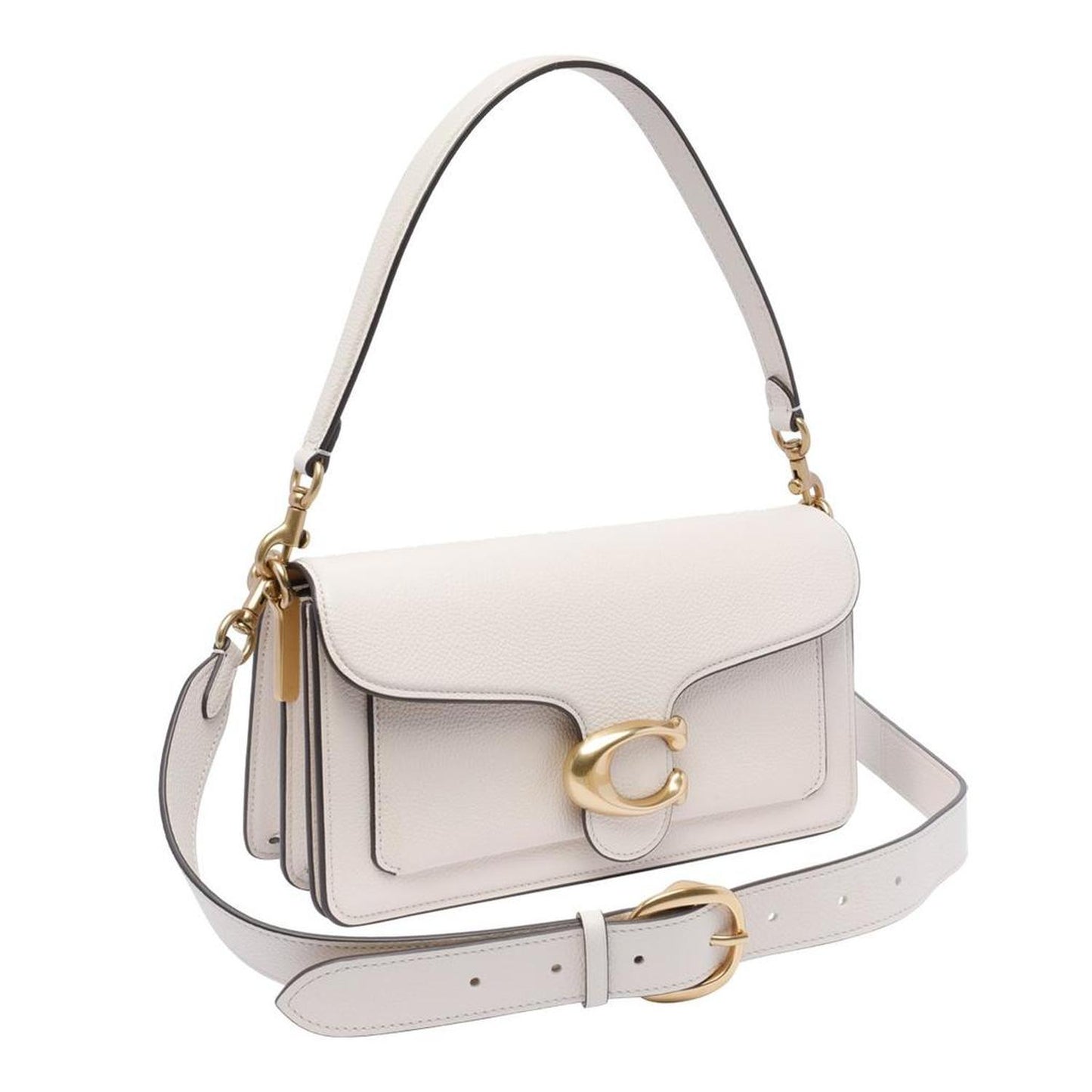 Coach Tabby 26 Logo Plaque Shoulder Bag