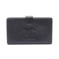 Coco Mark Bi-Fold Long Wallet Caviar Skin  Gold Hardware
