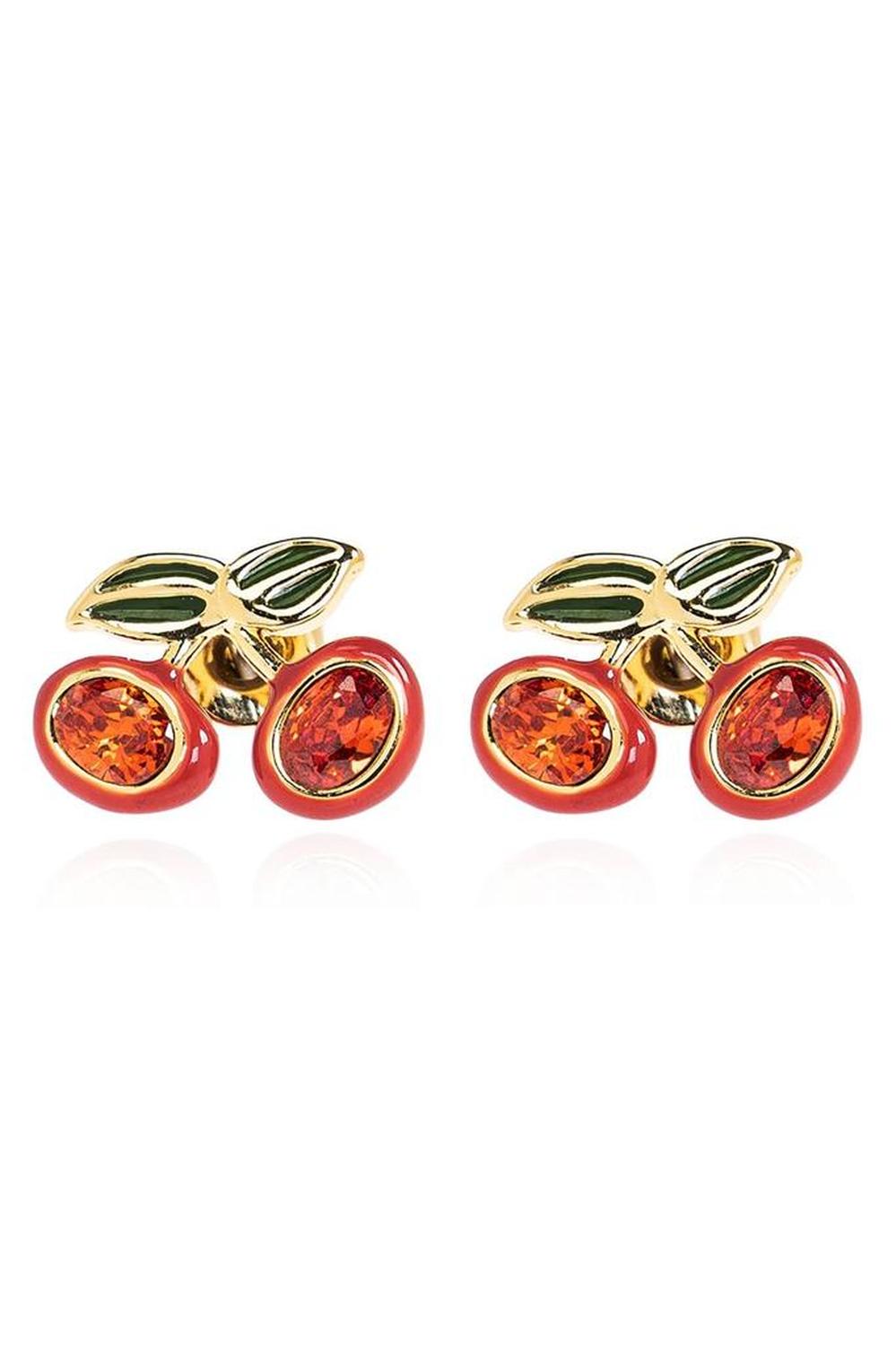 Coach Cherry Motif Earrings