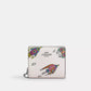 Cosmic Coach Snap Wallet With Rocket Print