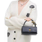 The Mini Dual Leather Top Handle Bag