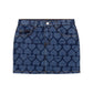 Big Girl Stretch Denim Heart Skirt