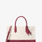 Scarlett Medium Logo Jacquard Satchel
