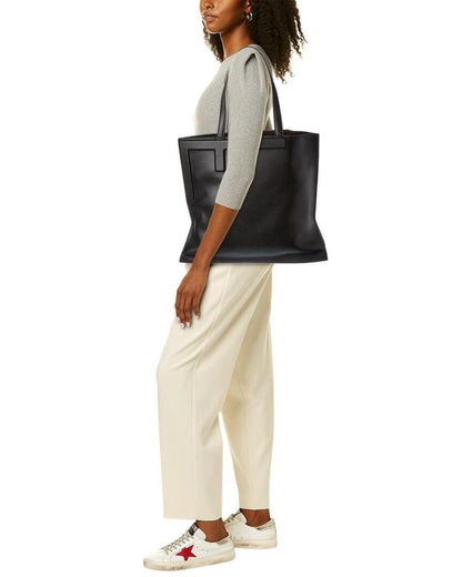 FENDI Flip Large Leather Tote