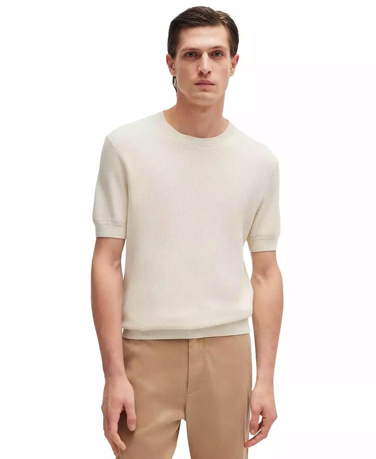Men's Regular-Fit Short Sleeved Sweater