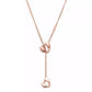 Lariat Heart Y Necklace