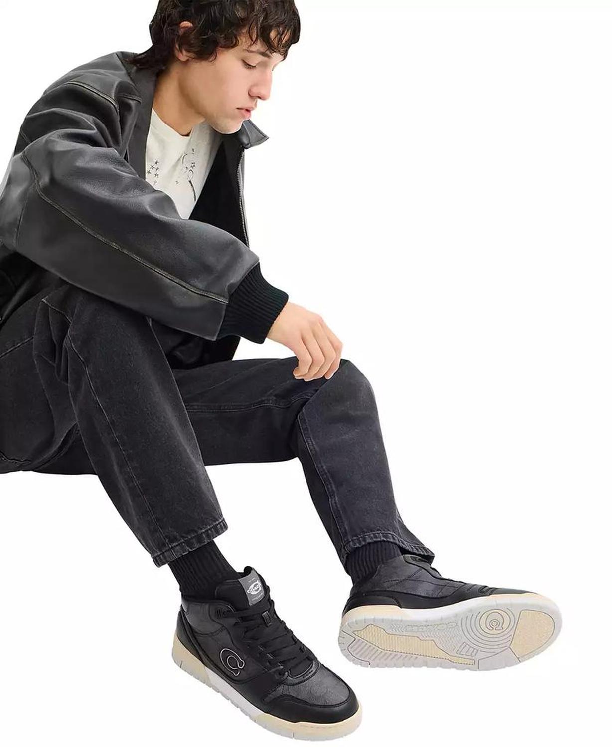 Men's Mid Top Soho Round Toe Sneakers