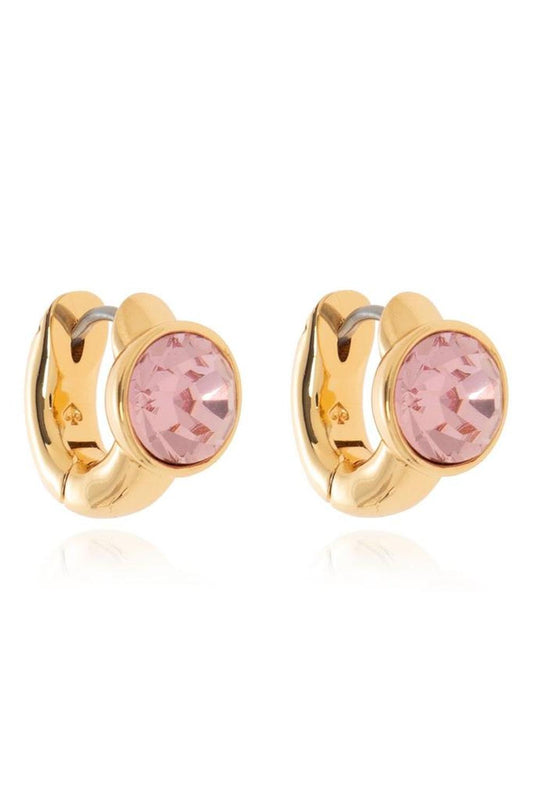 Kate Spade Keep Sparkling Round Huggies Earrings