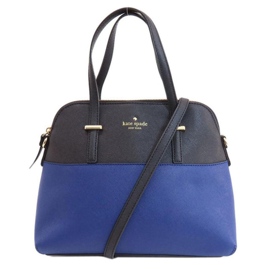 Navy Pvc Handbag (Pre-Owned)