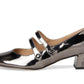 Angelina Metallic Leather Mary Jane