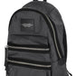 Marc Jacobs The Biker Logo-Patch Zipped Large Backpack