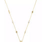Faux Stone Signature Heritage Cultivated Pearl Charm Strand Necklace