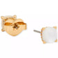Gold-Tone Color Cubic Zirconia Stud Earrings