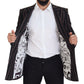 Dolce & Gabbana Elegant Slim Fit Double-Breasted Black Blazer