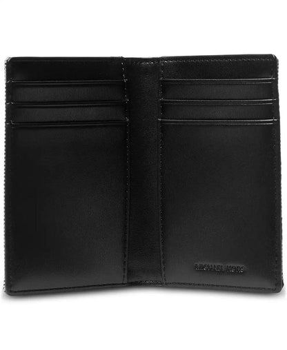 Men's Malone Leather MK Logo Folding Card Case