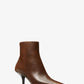 Selina Burnished Leather Ankle Boot