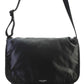Kate Spade New York Womens Single Strap Flap Nylon Crossbody Handbag Black