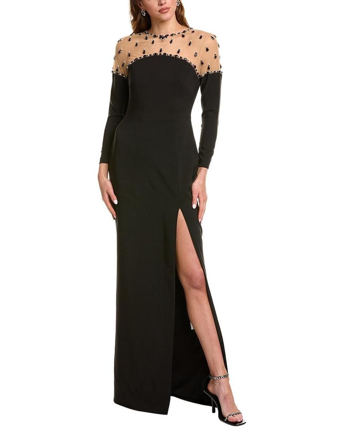 Crepe Maxi Dress