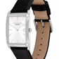 Men's Elliot Black Leather Strap Watch, 32 x 36mm