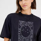Women's Cotton Embellished-Graphic T-Shirt