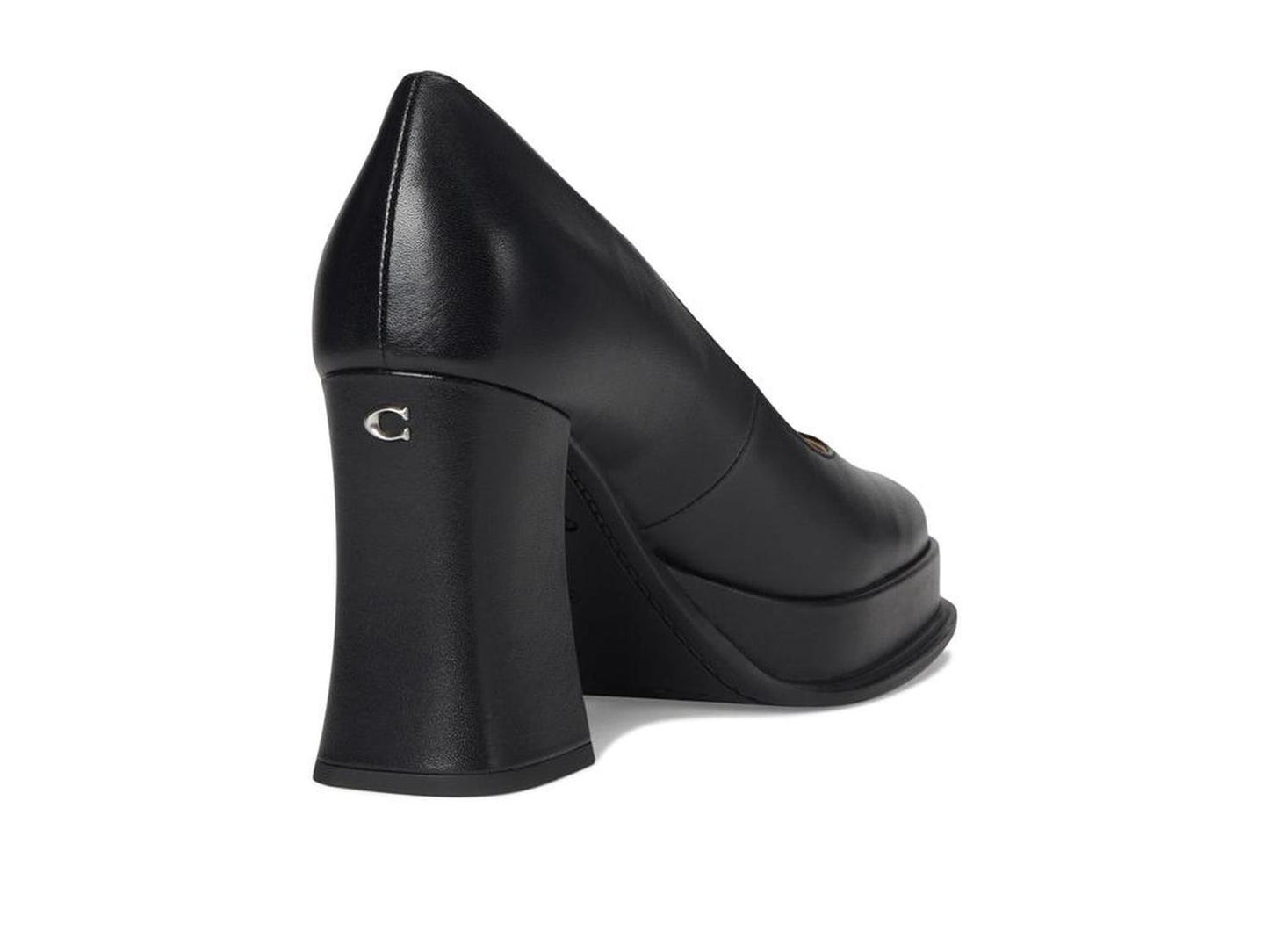 Sculpted C Leather Pumps