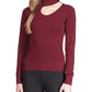 Womens Mock Neck Long Sleeve Pullover Top