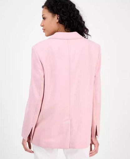 Women's One-Button Split-Cuff Blazer