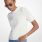 Knit Short-Sleeve Sweater