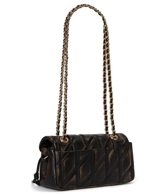 Tabby Shoulder Bag 20 In Loved Leather With Quilting