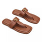 Dual Leather T Sandals