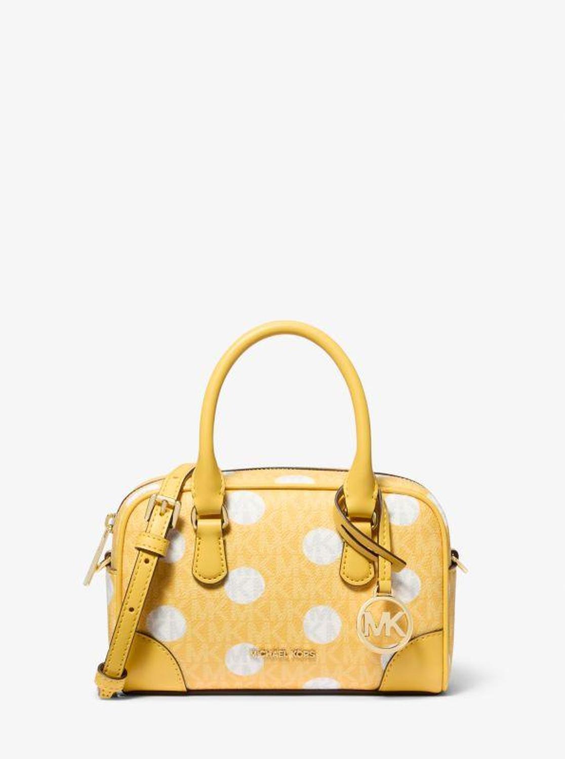 Thompson Extra-Small Polka Dot Signature Logo Satchel