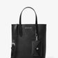 Vincent Small Saffiano Leather Convertible Tote Bag with Card Case