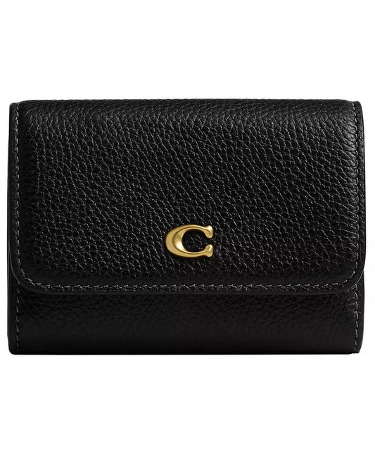 Women's Polished Essential Flap Card Case