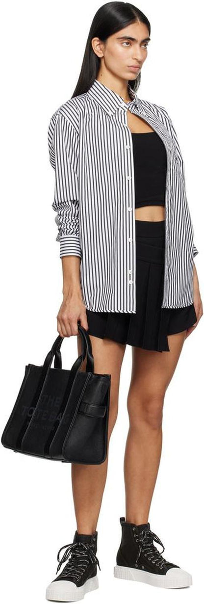 Black 'The Leather Medium' Tote