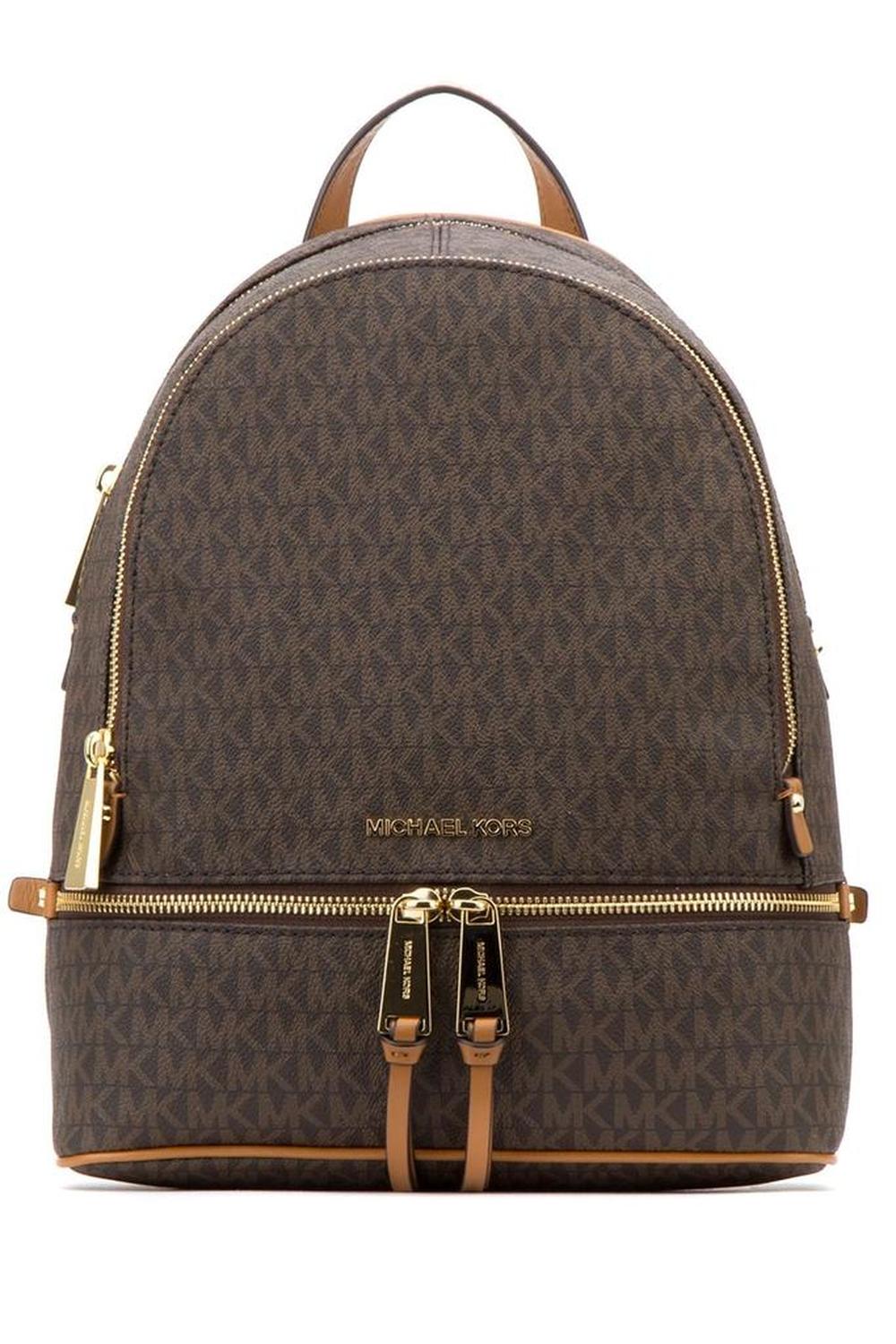 Michael Michael Kors Rhea Monogrammed Medium Logo Backpack