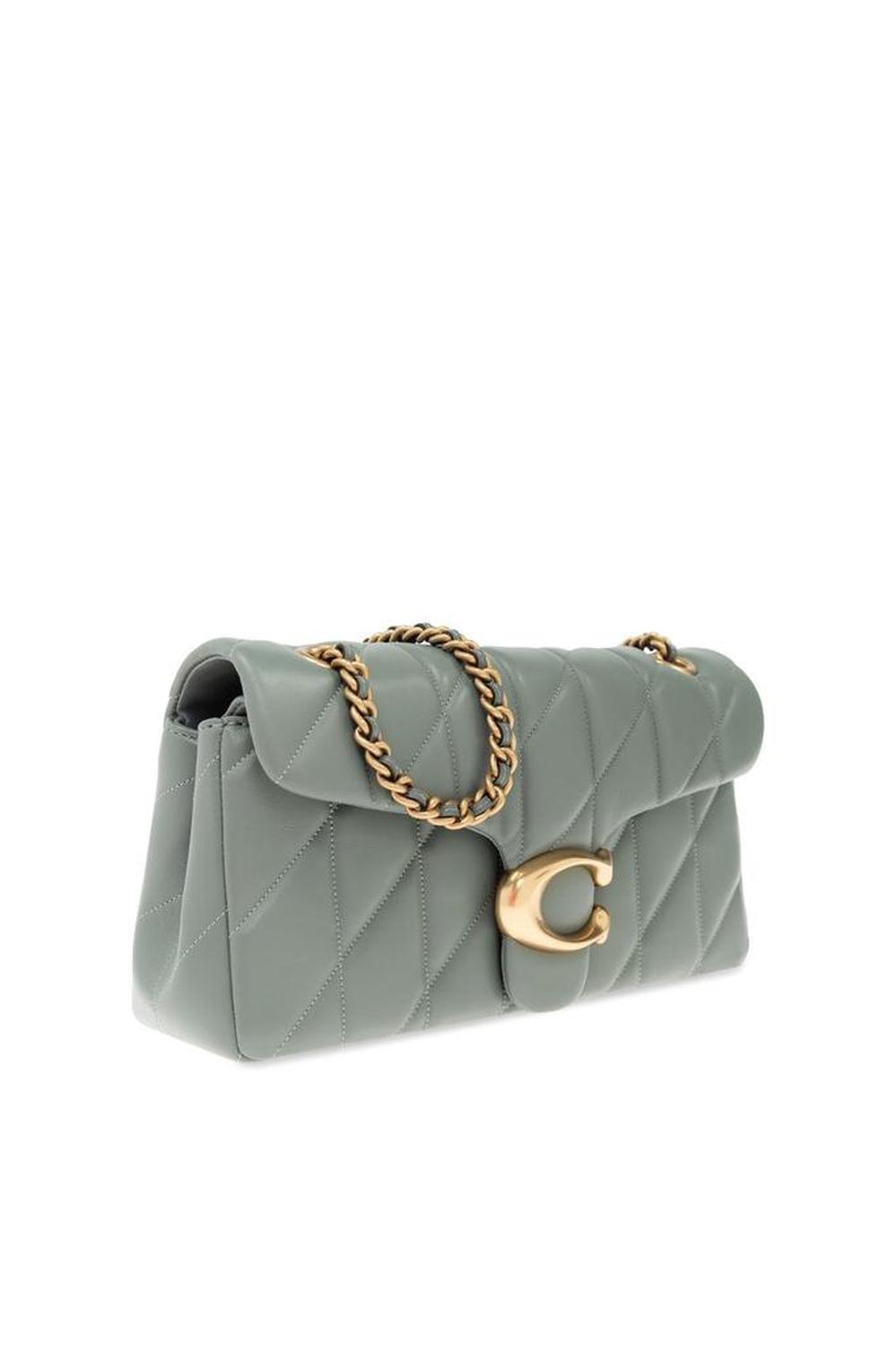 Coach Tabby 26 Logo Plaque Quilted Crossbody Bag