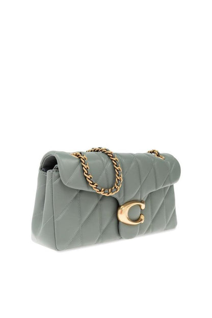 Coach Tabby 26 Logo Plaque Quilted Crossbody Bag